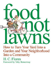 book cover, Food not Lawn